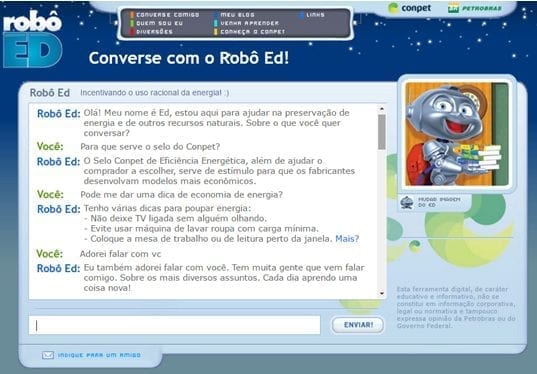 Ed Compet, o robozinho da Petrobras